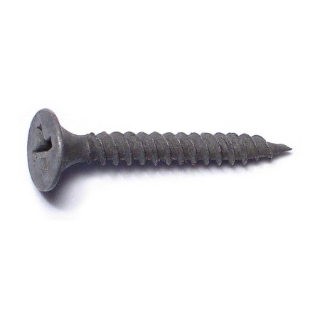 Midwest Fastener Drywall Screw, #6 x 1-1/8 in, Steel, Flat Head Phillips Drive, 50 PK 30842